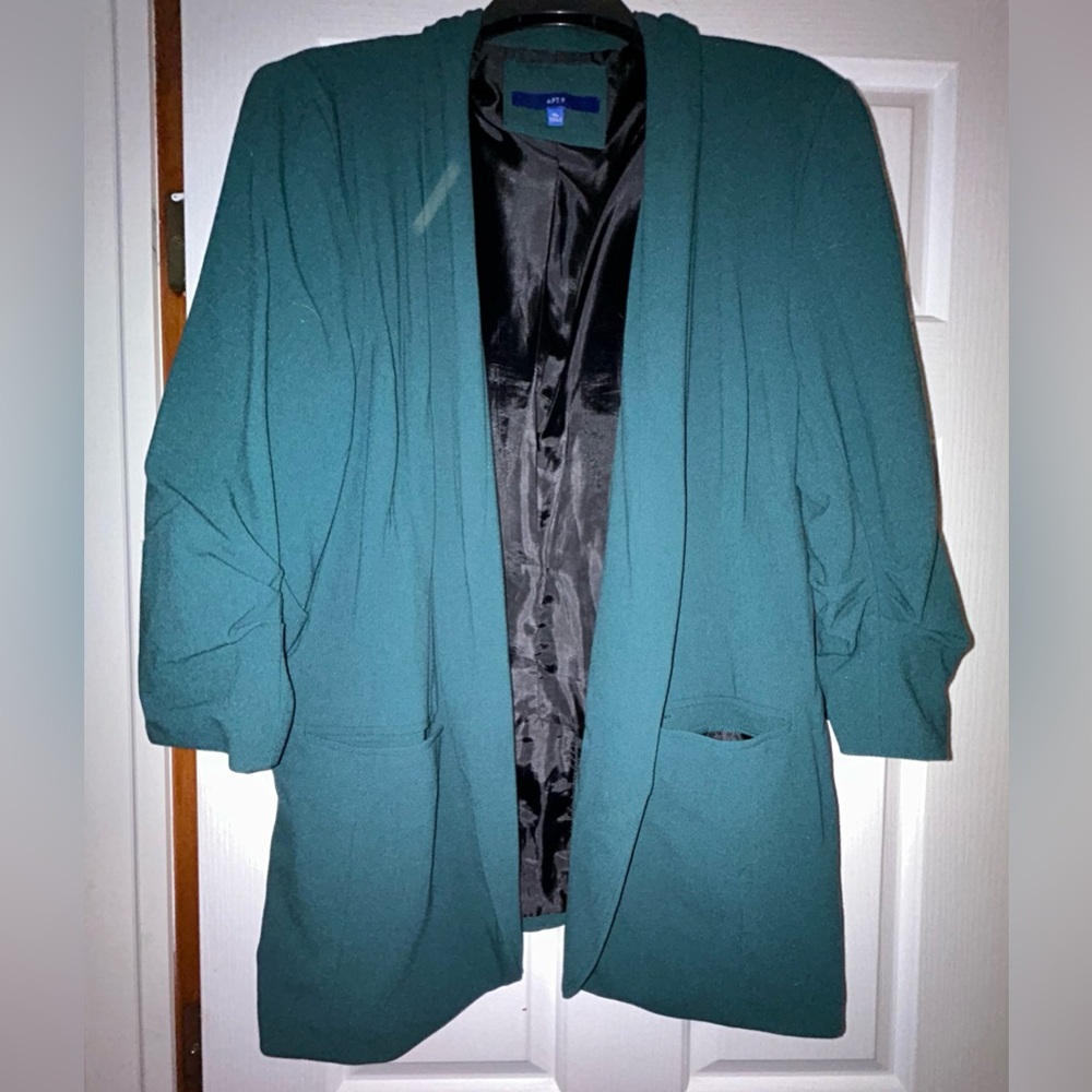 Apt9 dark green blazer